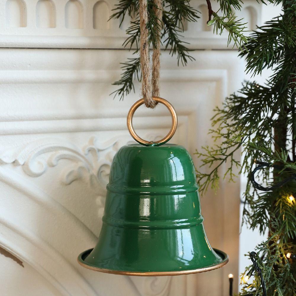 Creative Christmas Bell Pendant Exquisite Metal Hanging Bells Holiday Party Decorations