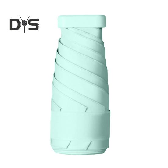 

Дорожный мини-зонт для сумочки, складной компактный зонт с защитой от ультрафиолета, маленький карманный зонт от дождя и солнца для мужчин и женщин