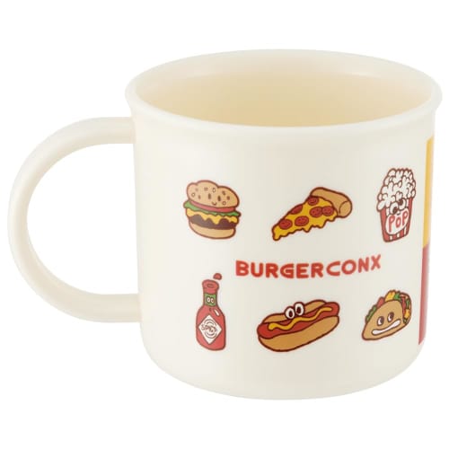 Skater Antibacterial Cup 200ml Burger Conks Friends Dishwasher Safe Made In Japan KE4AAG-A