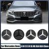 Naklejka Samochodowa 2025 Gorąca Do Mercedes Benz Do Mercedes Benz Srebrna I Czarna Grill Przedni Najnowsze Emblematy Stylu 3D W176 W246 W205 W21
