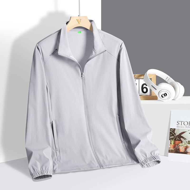 Men's Lightweight UV Protection Ice Silk Jacket - Summer Breathable Sun Protection Coat