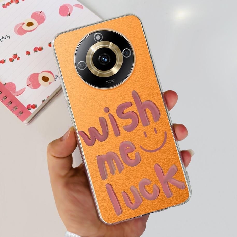 For Realme 11 Pro Plus Case RMX3740 RMX3741 Phone Cover Fashion Flower Butterfly Soft Silicone Funda For Realme 11 Pro 5G Bumper