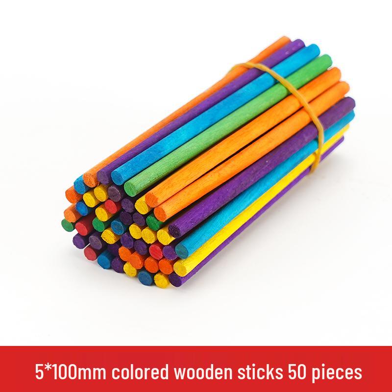 Bamboo and Wooden Craft Sticks: DIY Model Strips and Slices