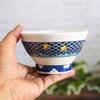Waza No Kura Kutani Ware Chidori Rice Bowl, Chidori Pattern, Stylish Japanese Tableware, Perfect for 77th Birthday Gifts