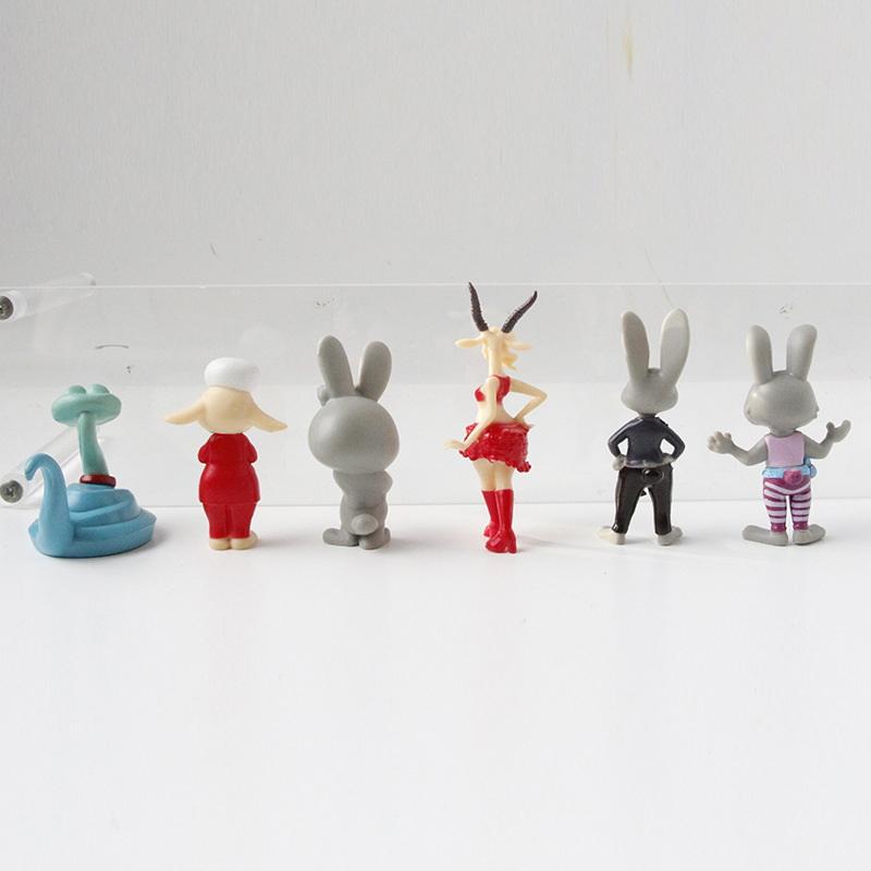 12Pcs/Set Zootopia 2 Action Figure Toy Judy Rabbit Nick Fox Series Anime Figurine Fans Christmas Gifts
