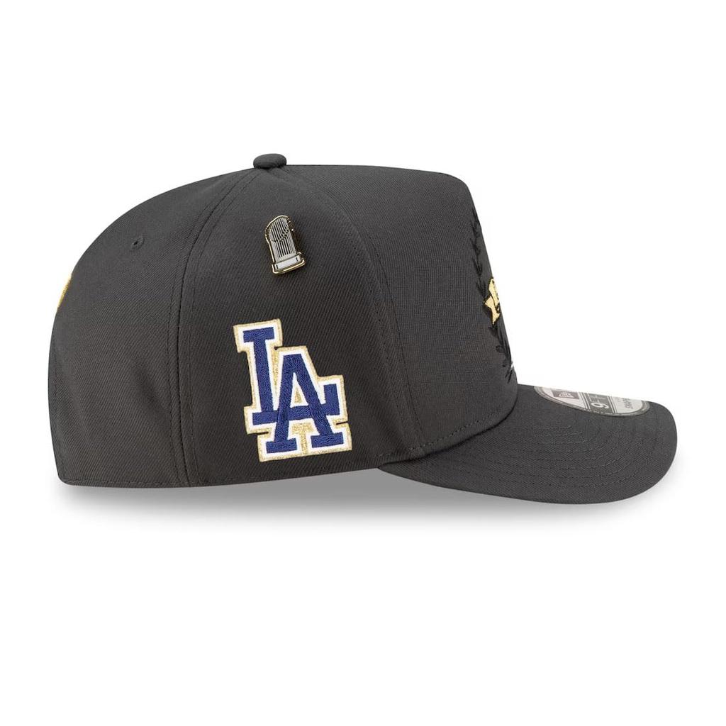 New Era 2025 World Series Champions Locker Room Parade Model 9FIFTY Los Angeles Featuring Shohei Ohtani and Yoshinobu 950AF Cap, A-FRAME Snapback,