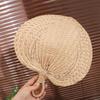 Heimdekoration Palmblatt-Fächer Natürlicher Strohfächer Vintage Rattan-Fächer Sommer