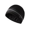 Men's fleece knitted cap with iron standard straight edge wool hat, brimless dome hat, pullover, ski cap