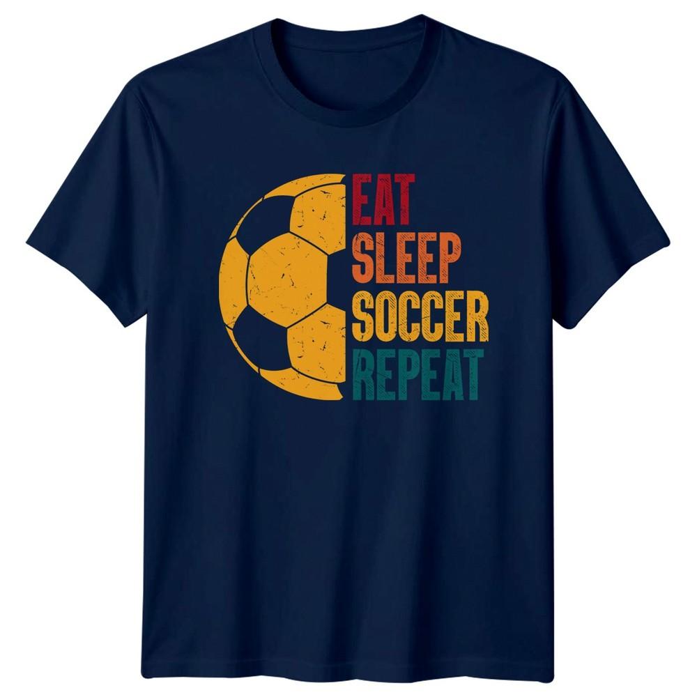 Eat Sleep Soccer Repeat TShirt Youth Sport Soccer Birthday Gift For Him And Her
