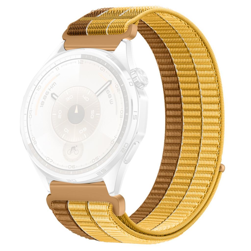 18mm Colored Loop Nylon Strap for Huawei Watch GT 6/5/4 41mm/Garmin Venu 3S/2S Magic Tape Closure Watch Band