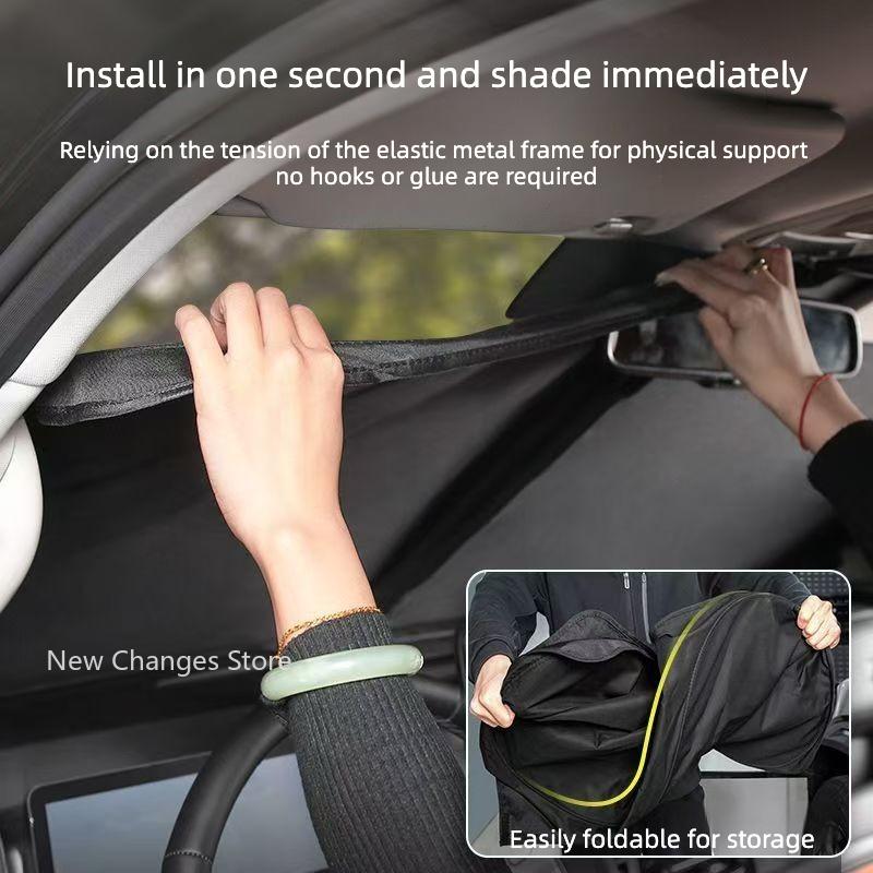 Car Sun Shade Privacy Curtain For GMW Haval H9 2024-2026 Custom Interior Sun Visor Light Blocking Modification Accessories