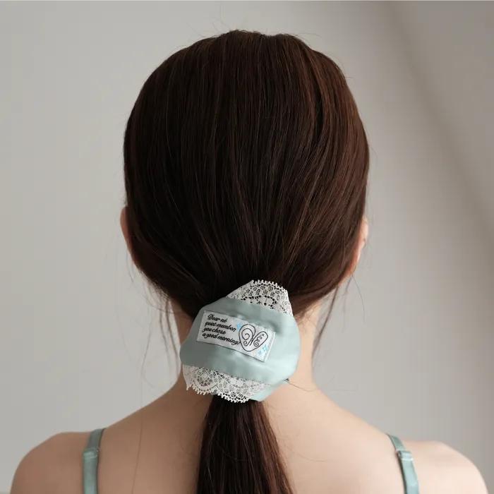 Jenna Slip Scrunchie (mint)