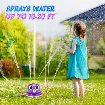 Wassersprinkler Krake Spielzeug Sommer Outdoor Spray Wasser Badewanne Spiel Rotierenden Krake Wasser Spielzeug für Kinder Kinder Party