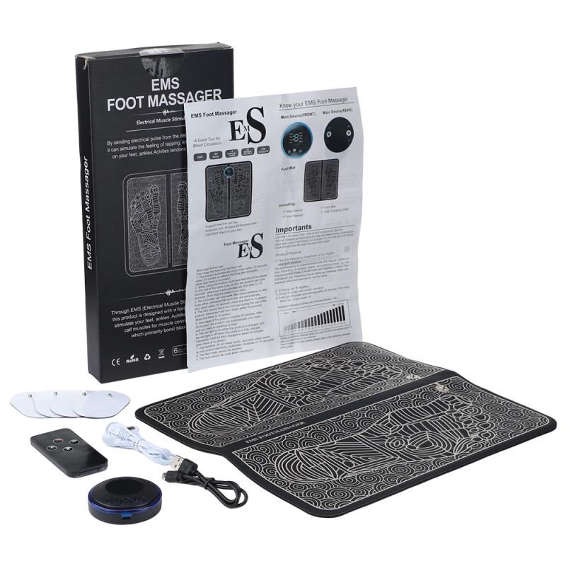 

3D EMS Pulse Foot Massager Pad: Cross-Border Microcurrent Foot Therapy