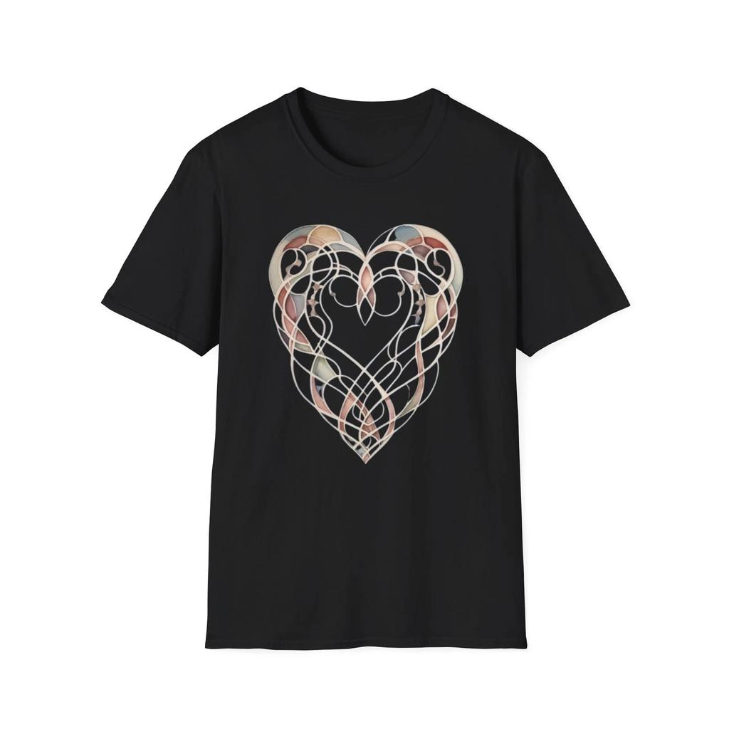Watercolor Heart T Shirt, Love Tee Shirt, Romantic Apparel, Valentine's Day Top