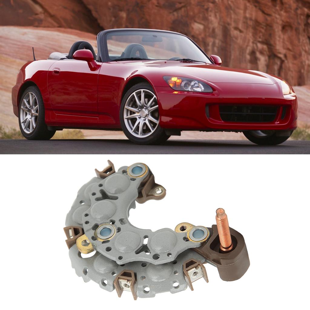 Alternator Rectifier Robust Scratch Resistant Aluminium Alloy 021580 4850 Replacement for S2000 2.0L 2000 To 2009