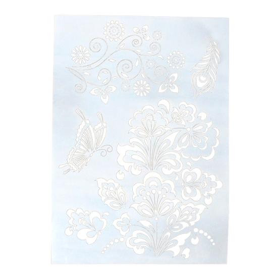 

DIY ремесло цветок трафарет настенная живопись скрапбук штамповка альбом тиснение карты инструмент