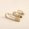 Pure Brass Curtain Clasp Carabiner Clasp for Key Ring Hook for Key Chain Strap Wallet Bag for Sports Fishing Hiking Trav