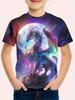 Children's Clothing T-Shirts for Boys Short Sleeve Child T-Shirt Fashion 3D Dragon Graphi Print Casual Girls Summer Clothes Tops