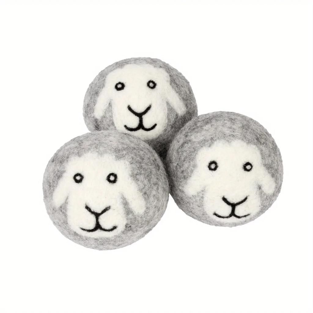 3/6Pcs Felt Ball Static Removal Washing Machine Anti-winding Laundry Ball Drying Ball Sticky Ball