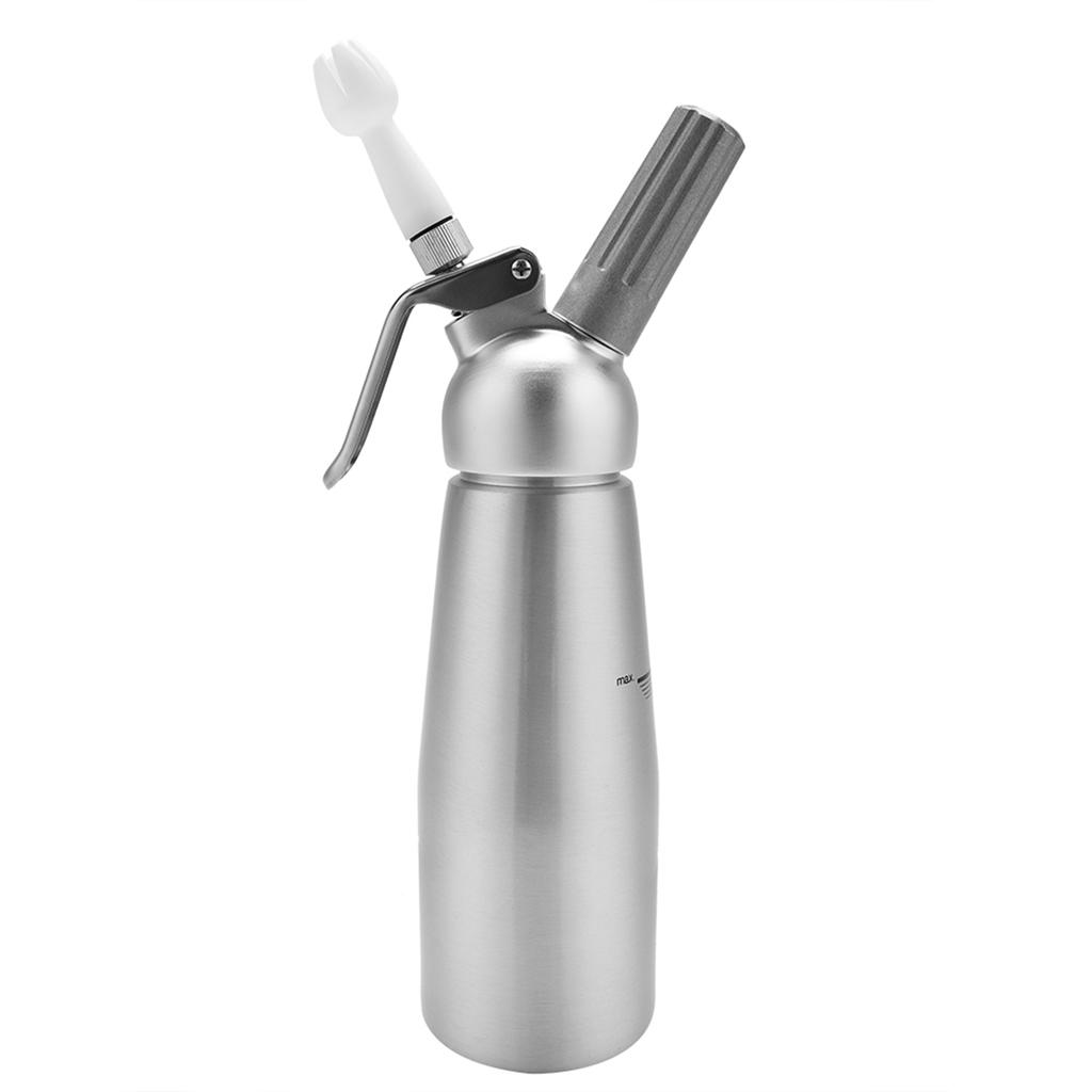 Aluminum Whipped Cream Dispenser Bundle With Three Nozzles Kitchen 1000ml