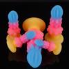 Colorful Luminous Anal Plug  Soft And Irregular Shape Backyard Massage Masturbation  Adult Sexual Products Sex Toys