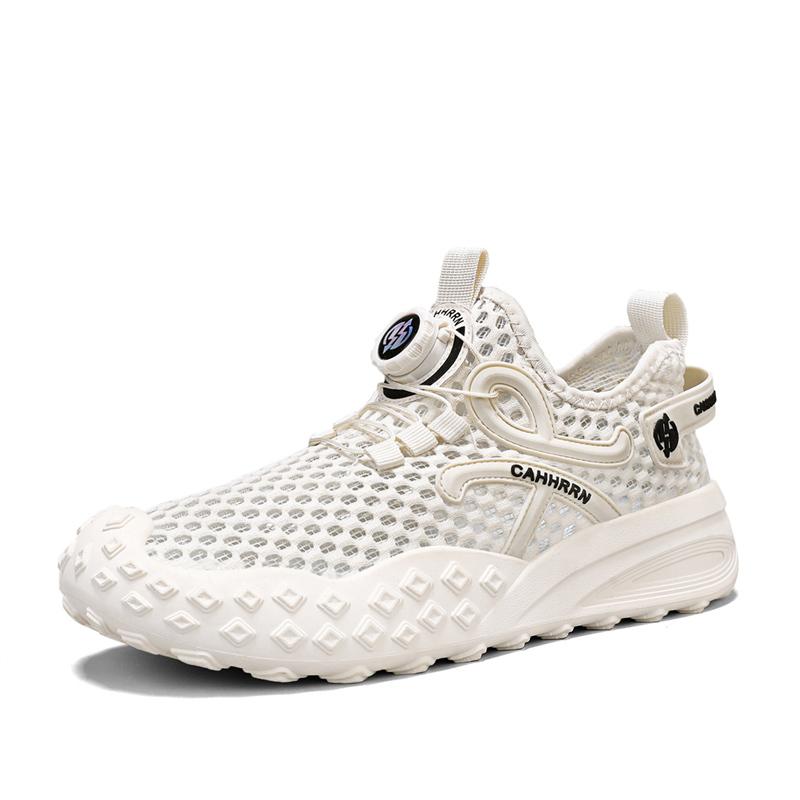 

Summer Mesh Shoes For Men Sneakers Casual Breathable Sports Outdoor Tennis Running Designer Hiking Platform Loafers Luxury 39 бежевый