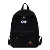 Velvet Student Backpack With Zipper Closure And Inner Pouch For High School And College Daily Use