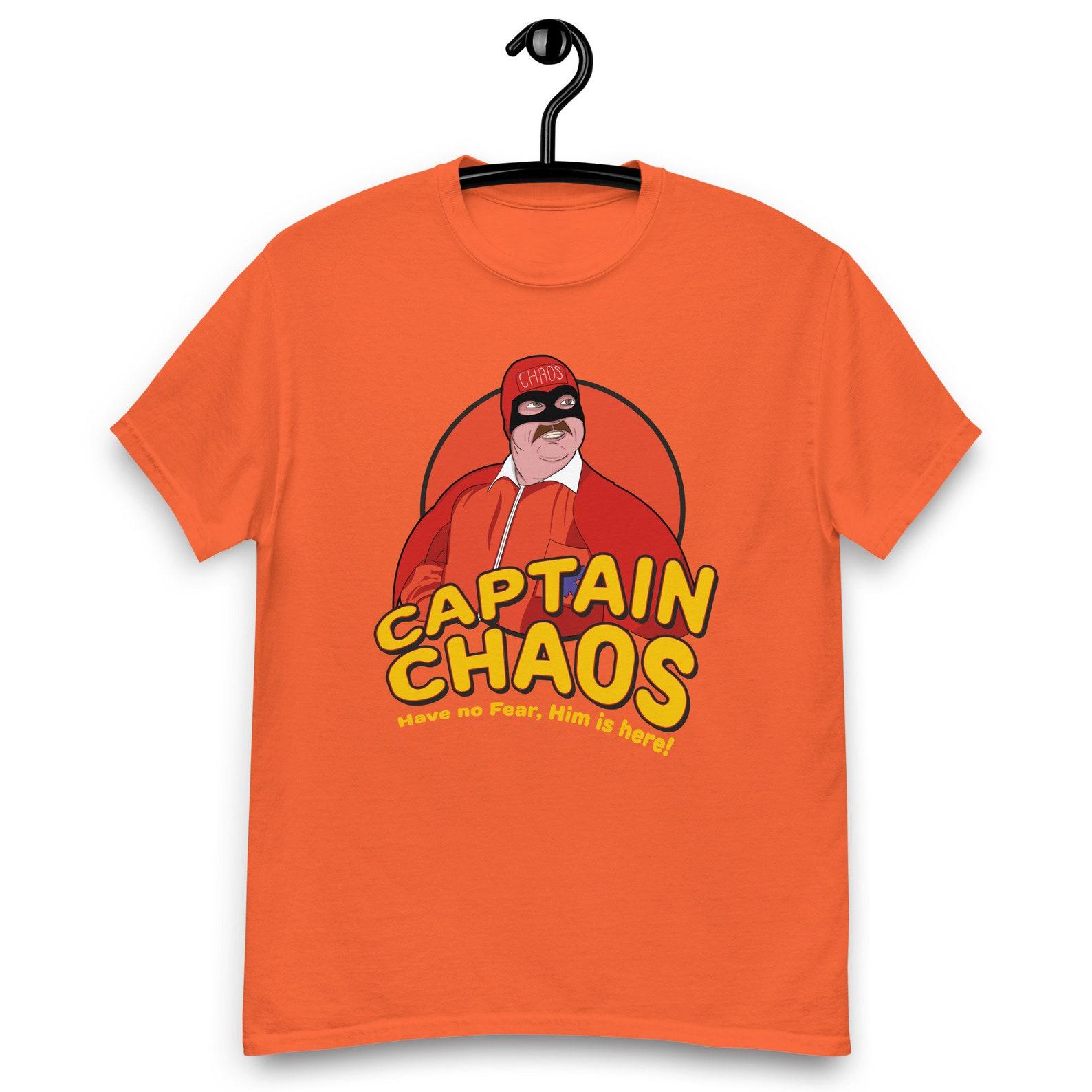 The Cannonball Run Movie - Have no Fear Him Is Here Quote - Captain Chaos T-Shirt L