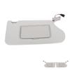 Sun Visor Replacement with Mirror and Makeup Light Stylish Grey Effective Sun Shielding Visor Board 