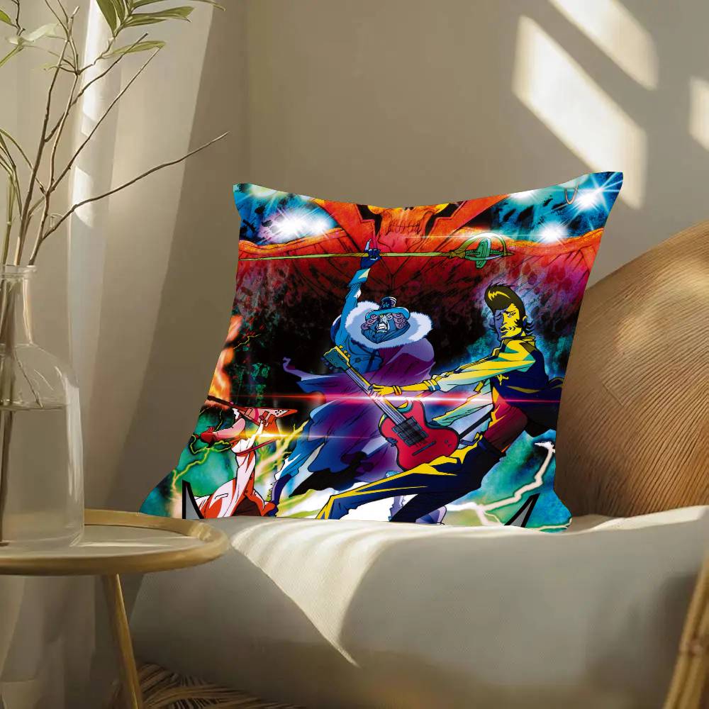 Space D-Dandy Anime Pillow Case Fashion Square Pillowcase Bedroom Sofa Room Ins Decoration Leisure
