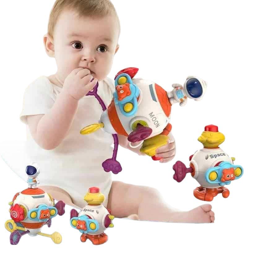Cross-Border Montessori Baby Spinner: Educational Grab Ball & Sensory Toy for Children
