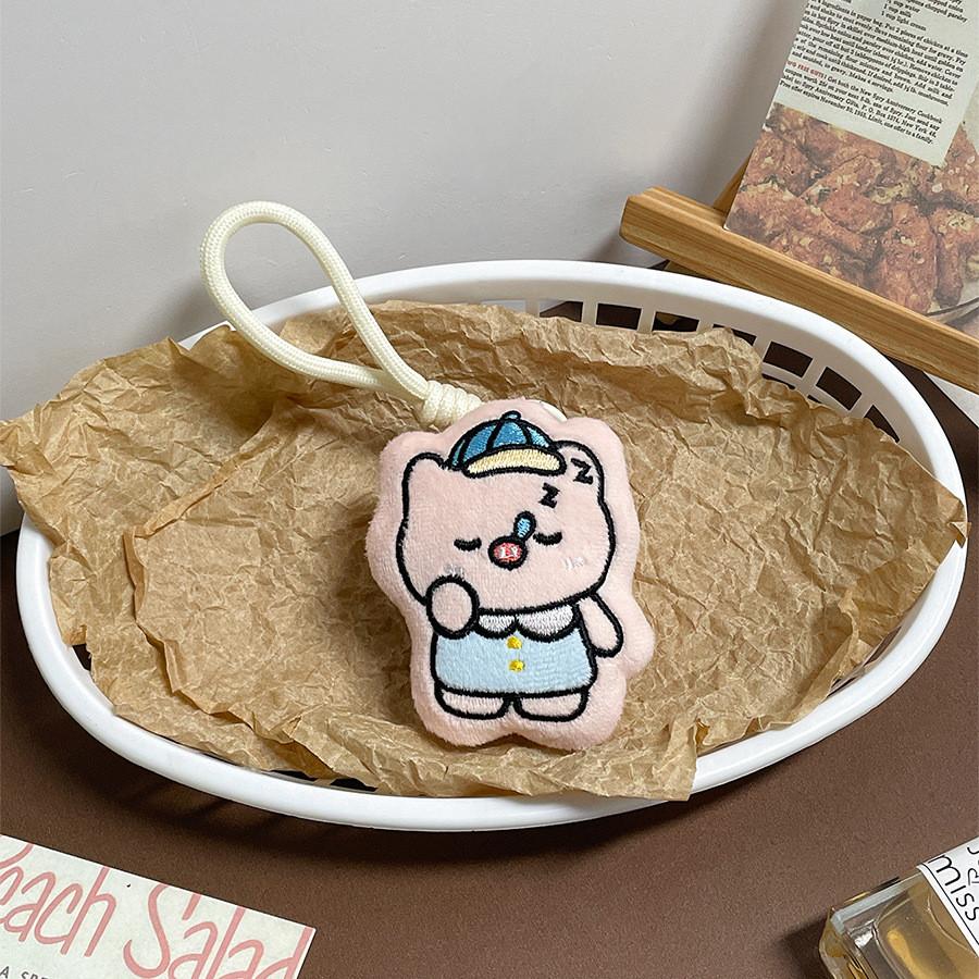 Plush Dog Pig And Rabbit Keychain With Pp Cotton Filling For Gift And Collection