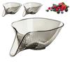 Multi-Functional Cleaning Basket Fruit Cleaning Bowl With Strainer Container Kitchen Rinser Vegetable Washing Filter Bowl 2p