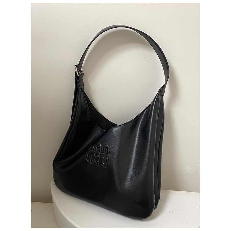 [88flix] Women's Hobo Bag, Large Capacity A4 Shoulder Bag, Lightweight Tote Bag, Perfect for Commuting, School, and Travel