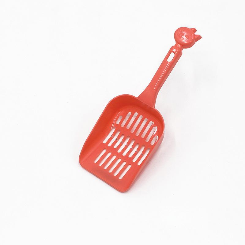 1pc Cat Litter Scoop Pet Spreading Scoop Cat Litter Shovel with Easy Handle for Pet Cat Kitty Poop Plastic Cat Litter Shovel
