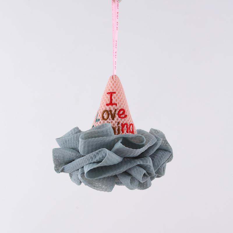 

Отдельно упакованные шарики для ванны с цветами и мороженым, чистящие полотенца, высококачественные нерассыпающиеся шарики с цветами для ванны, шарики для соляных ванн серый