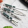 Lijia Stainless Steel Green Handle Food Tongs