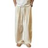 Linen old money wind pants men's and women's summer thin loose drape loose wide leg pants high sense scimitar casual pants