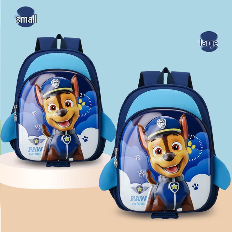 Paw Patrol Kids' Backpack: Cute Cartoon Hard Shell for Boys & Girls, Lightweight, Trendy & Versatile.