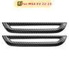 Stickers for MG4 EV 2026 2026 2026 LHD Car Front AC Outlet Cover Sticker Carbon Fiber Air Conditioning Trim Accessories