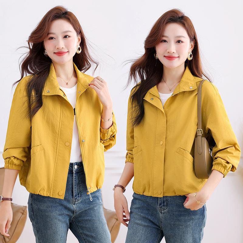Casual Jacket, Women's Spring and Autumn Cardigan Jacket, Small Jacket, Workwear Jacket