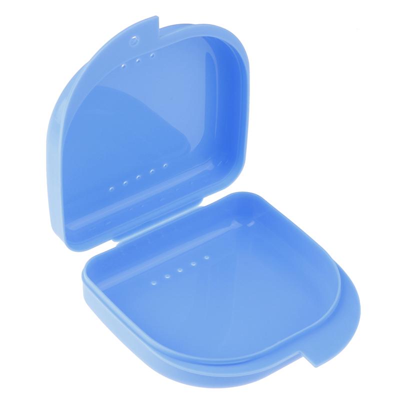 1PC Denture Bath Hole Box Dental False Teeth Appliance Container Storage Denture New