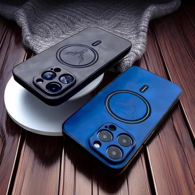 Luxusní PU kožené pouzdro pro iPhone 15 14 13 12 11 Pro Max 15Pro 14Pro 13Pro iPhone 15 iPhone 14 pro bezdrátové nabíjení MagSafe