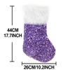Christmas stocking festival decorations sequins 26-letter tree hangers gift bags socks hotel party supplies