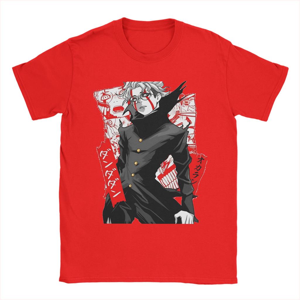 Dandadan  T-Shirts for Men Women Anime Okarun Fun Pure Cotton Tee Shirt Crewneck Short Sleeve T Shirts New Arrival Clothing