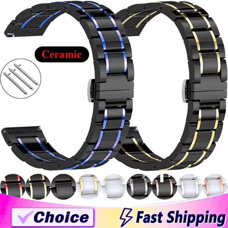 22mm 20mm Keramische Band voor Garmin Forerunner 970 965 955 55 165/570 47mm 42mm Polsband voor Garmin Vivoactive 6 5/Venu 4 3 Band