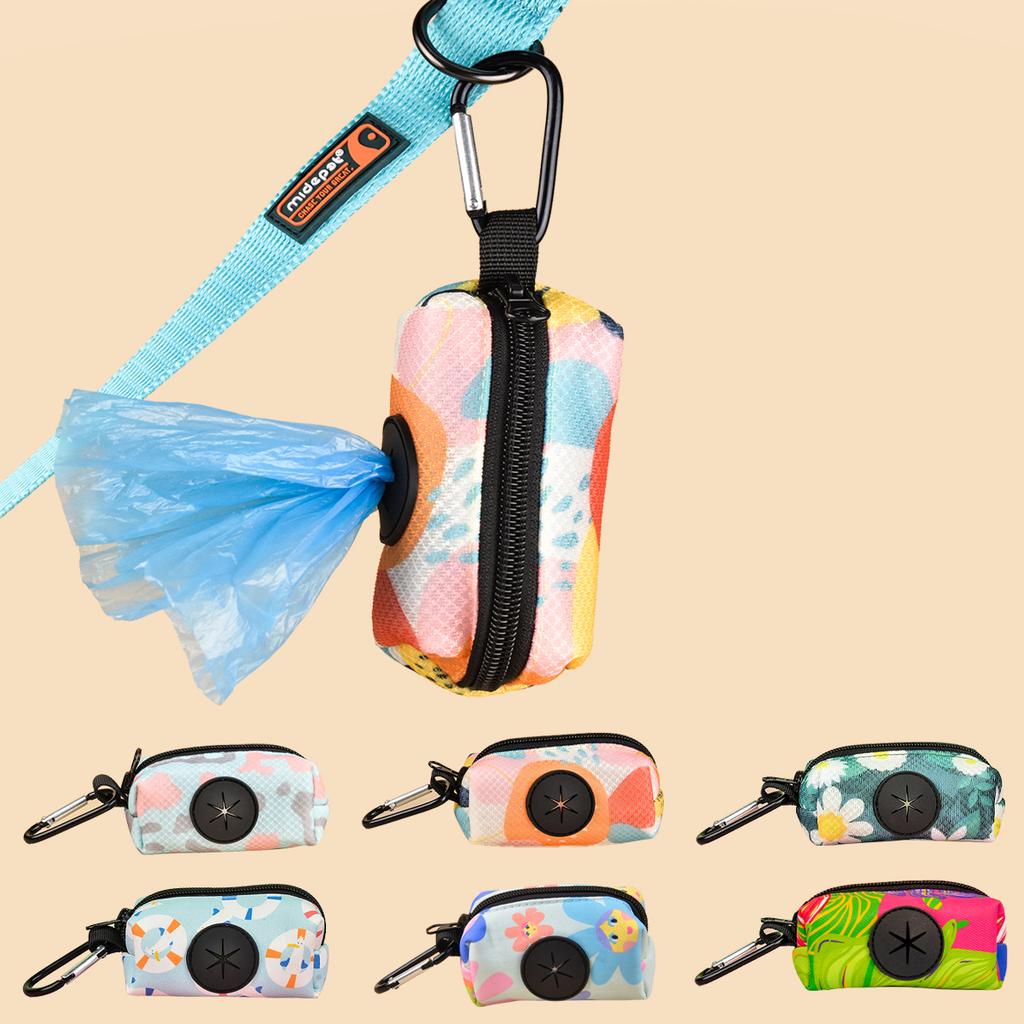 1pcs Colorful Design Dog Poo Bag Holder Dispenser Durable Use For Dog Leash Attachment Without Poo Bag And Leash