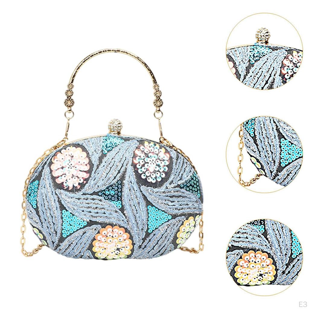Handbag for Women Chinese Satchel Shoulder Bag Light Banquet