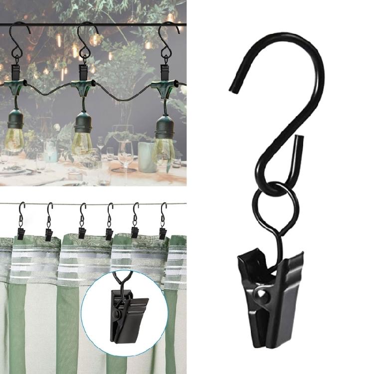 Pack of 50 Durable Hooks for Christmas Decor Outdoor Lighting Heavy Dutys Clamp